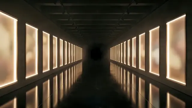 A middle frame of the film
